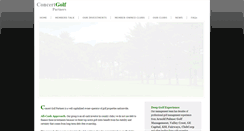 Desktop Screenshot of concertgolfpartners.com